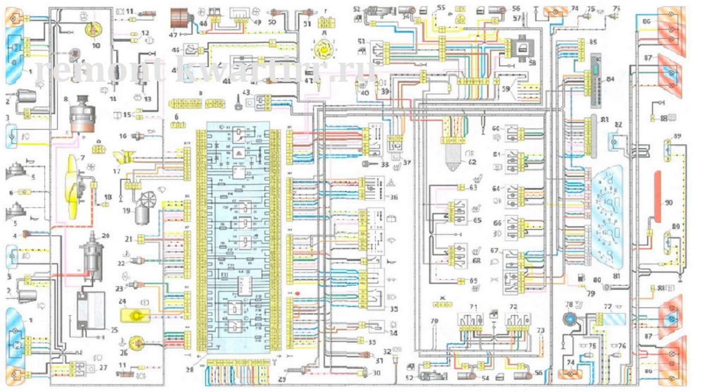 2114 схема подсветки приборов ваз 2114