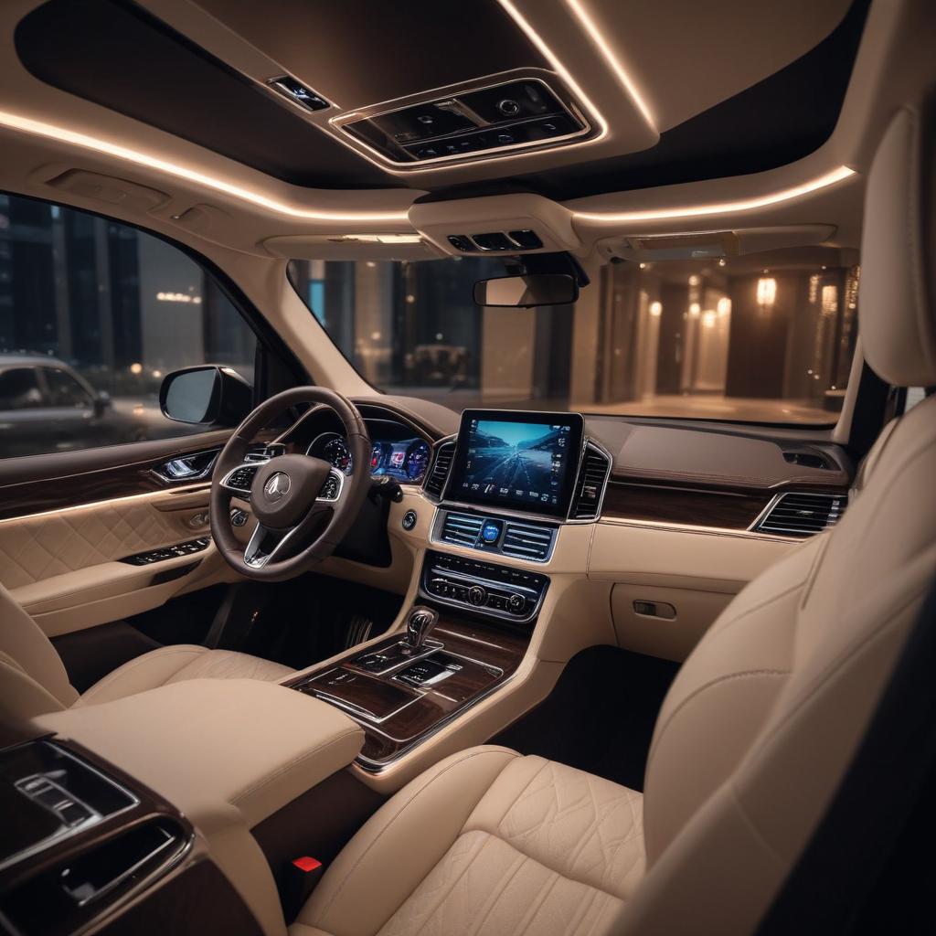 VIP-переоснащение интерьеров полноразмерного премиум-внедорожника