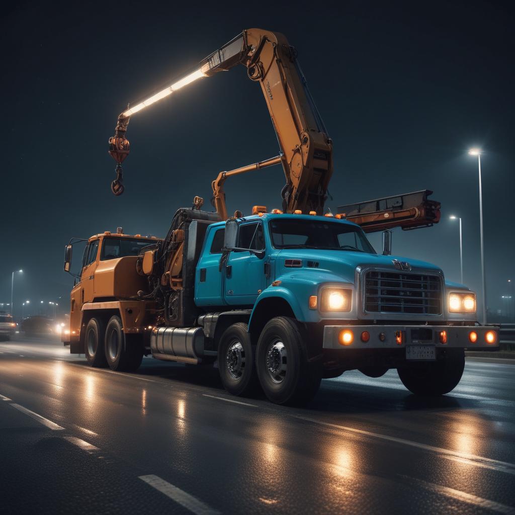 Эвакуатор-манипулятор с круглосуточной погрузкой